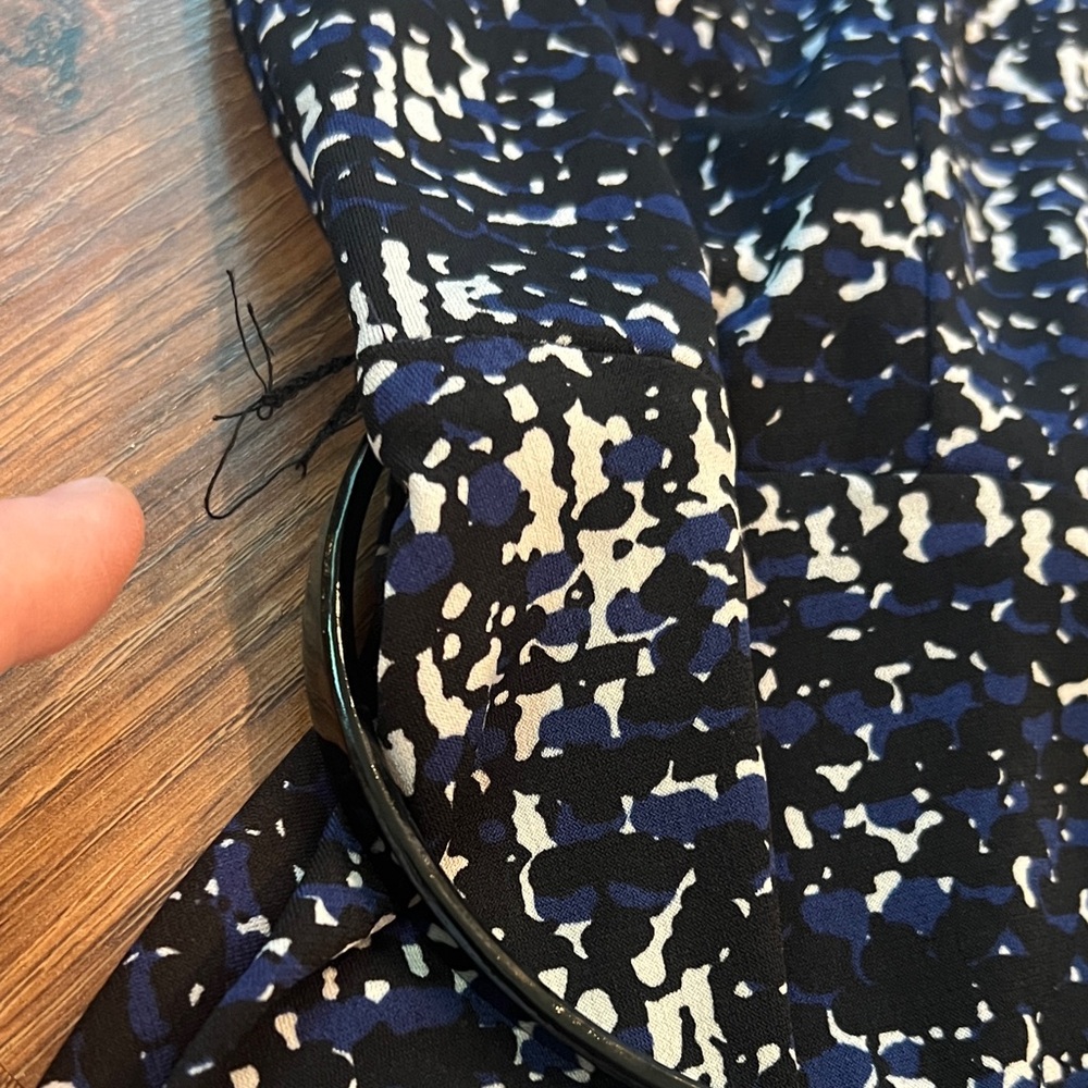 Kasper Black and White Midi Dress - Picture 8 of 16